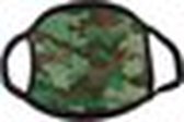 Mondkapje voor kinderen wasbaar Camouflage Groen Mondkapje voor kinderen - Herbruikbaar - Wasbaar - Geschikt voor OV - Niet medisch - Antibacterieel - Met elastiek - Face Mask - Mo
