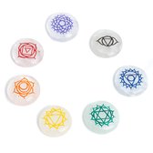 Chakra Edelstenen Bergkristal – set van 7