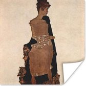 Affiche Portrait de Gerti Schiele - Egon Schiele - 50x50 cm