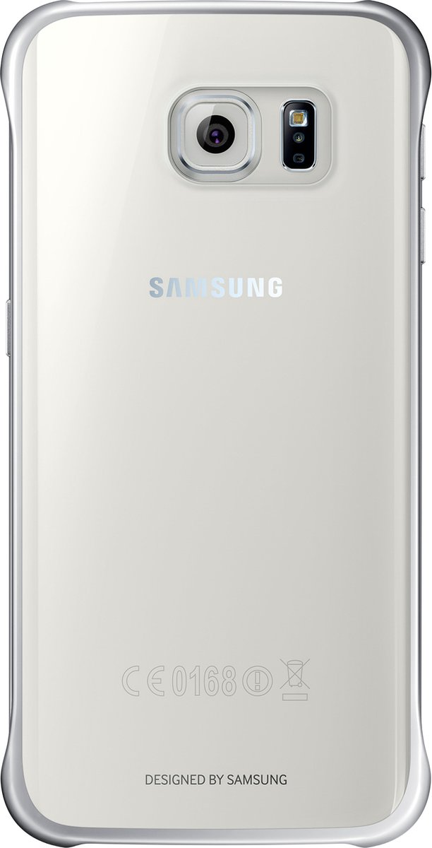 Samsung Clear Cover voor Samsung Galaxy S6 edge - Zilver