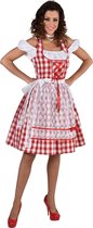 Magic Design Dirndl Rosie Dames Polyester Wit/rood Maat M