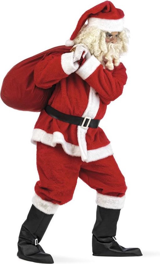 Costume de Noel et du nouvel an Deguisement de grand pere Pere Noel en peluche bol
