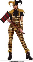Fiestas Guirca Clownskostuum Dames Polyester Zwart/goud Mt 38/40