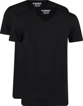 Garage 2-Pack Basic T-shirt Bio V-Neck Zwart - maat M