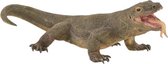 speeldier Komodovaraan 11.9 cm ABS groen