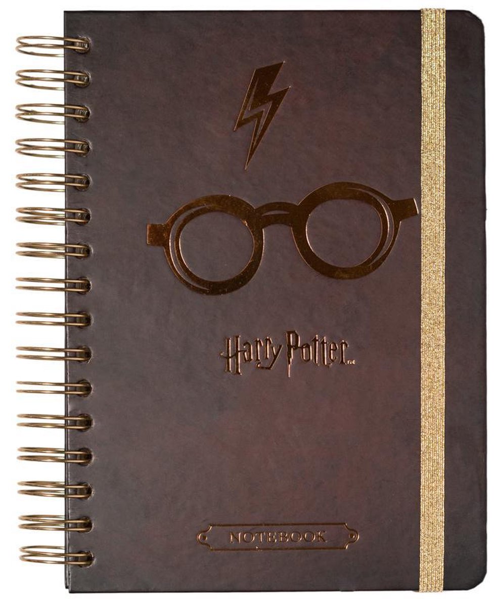 Harry Potter Notitieboek A5 Ringband Karton/papier Bruin