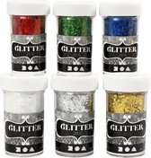 glittervezels 6 stuks