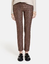 GERRY WEBER Dames Broek met luipaardmotief camel/braun-42