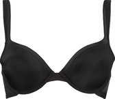 Hunkemöller Voorgevormde push-up BH Satin - zwart - Maat D80