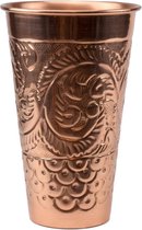Embossed Copper Mug 651 ml * H 15,1 cm * Ø 9,9 cm 12/box | Things For Drinks