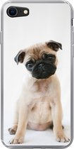 Geschikt voor iPhone SE 2020 hoesje - Hond - Huisdieren - Portret - Siliconen Telefoonhoesje