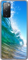 Geschikt voor Samsung Galaxy S20 FE hoesje - Een close-up van een golf die breekt voor de kust van Hawaii - Siliconen Telefoonhoesje