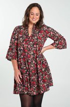 Paprika Dames Tuniekjurk met bloemenprint - Jurk - Maat 48