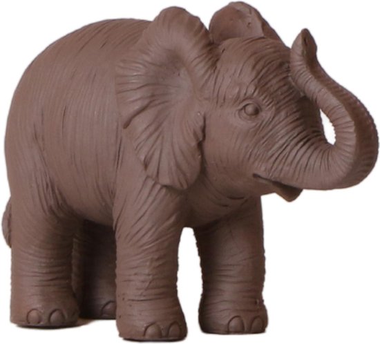 Kolibri Home | Ornament - Decoratie beeld Elephant - Brown