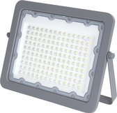 LED Bouwlamp - Igory Zuino - 100 Watt - Natuurlijk Wit 4000K - Waterdicht IP65 - Kantelbaar - Mat Grijs - Aluminium