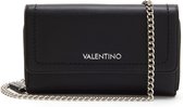 Valentino Bags Elm Dames drukknop portemonnee Kunstleer - zwart