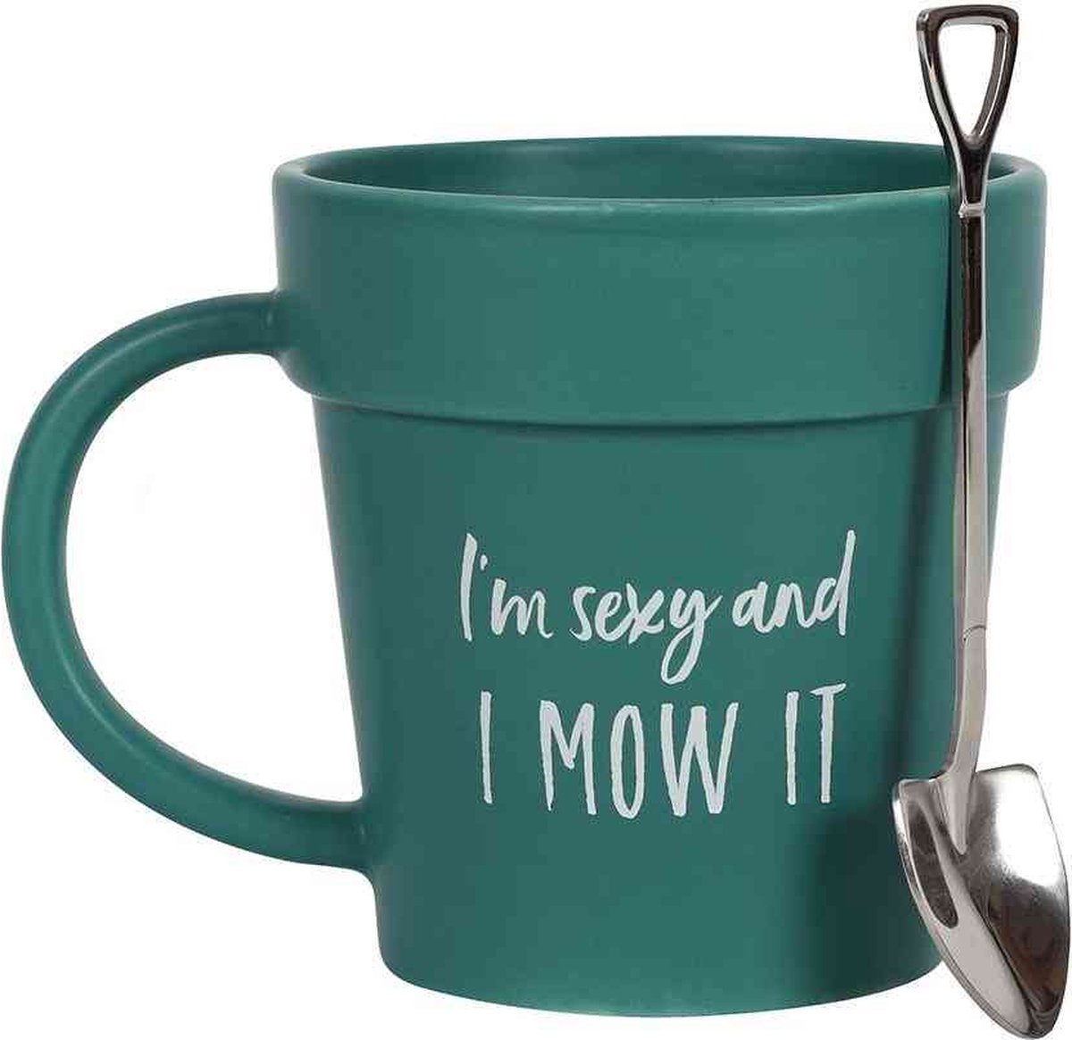 Something Different Mok/beker Sexy and I Mow It Pot with shovel spoon Multicolours