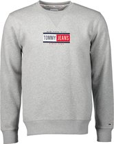 Tommy Jeans Sweater - Slim Fit - Grijs - XL
