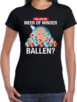 Wilders Meer of minder ballen fout Kerst shirt - zwart - dames - Kerst  t-shirt / Kerst outfit XL