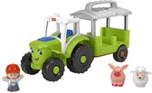 Fisher Price Little People Tractor met Dierenkar + Geluid