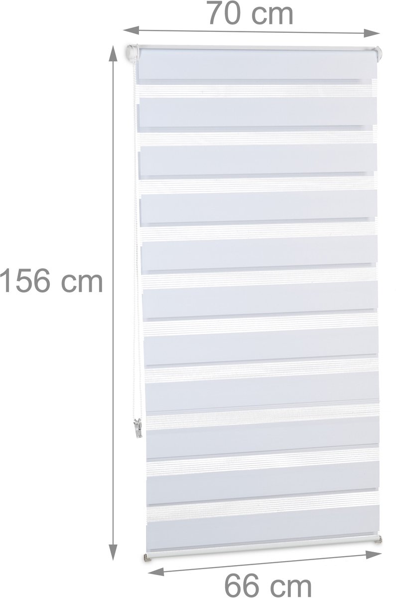 Rolgordijn - 66 x 156 cm - lichtdoorlatend – foto 2