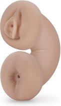 Bundle - M For Men - M for Men - Soft and Wet Double Trouble Masturbator Glow in the Dark met glijmiddel