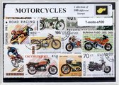 Motoren – Luxe postzegel pakket (A6 formaat) : collectie van 100 verschillende postzegels van motoren – kan als ansichtkaart in een A6 envelop - authentiek cadeau - kado - geschenk - kaart - motorsport - yamaha - davidson - suzuki - kawasaki - honda