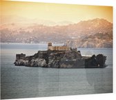 De gevangenis op Alcatraz Island in San Francisco - Foto op Plexiglas - 90 x 60 cm