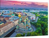 Kathedraal van de Verlosser op het Bloed in Sint-Petersburg - Foto op Canvas - 90 x 60 cm