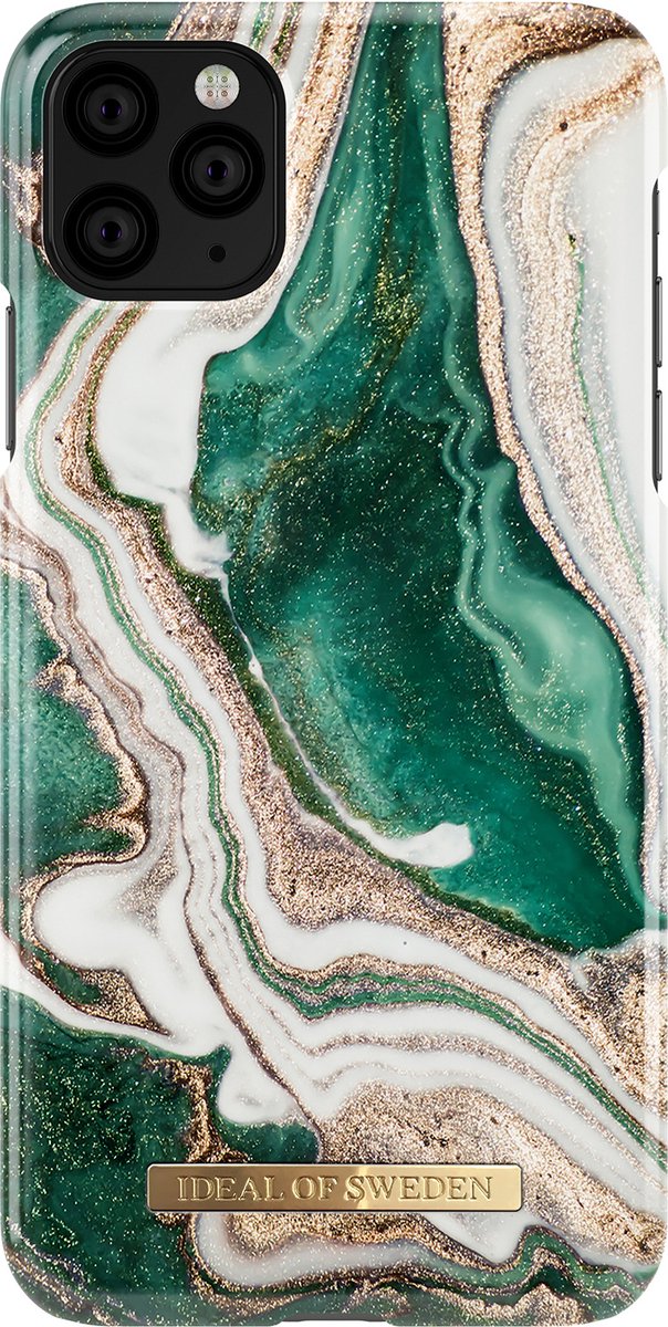 iDeal of Sweden iPhone 11 Pro Max Backcover hoesje - Golden Jade Marble