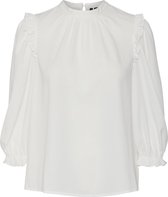 Vero Moda Blouse Vmolivia 3/4 Top Wvn Ga 10258168 Birch Dames Maat - S