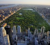 Central Park in New York omgeven door wolkenkrabbers - Fotobehang (in banen) - 350 x 260 cm
