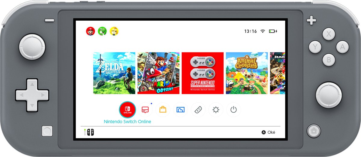Nintendo Switch Lite Console - Grijs - Handheld gaming systeem