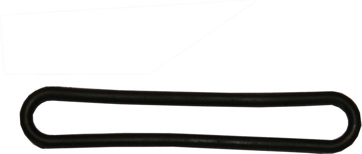 Hofftech Spanrubbers 200 x 8 mm. Zwart (10 Stuks)