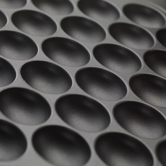 Treb 99361 - Bubbel wafelmaker met indicatielampje en anti-aanbaklaag - Zilver van Trebs — afbeelding 4