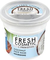 Fresh Cosmetic + Prebiotics Voedend Kokosmasker Gezichtsmasker 50ml