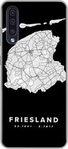Geschikt voor Samsung Galaxy A50 hoesje - Kaart - Friesland - Nederland - Siliconen Telefoonhoesje
