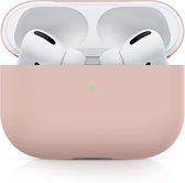 Apple AirPods PRO effen soft case - roze - Geschikt voor