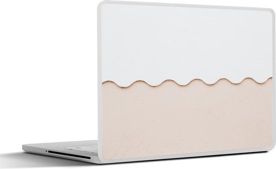 Sticker pour ordinateur portable - 13,3 pouces - Été - Wit - Rose - 31x22,5cm - Autocollants pour ordinateur portable - Skin pour ordinateur portable - Housse