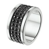 The Jewelry Collection For Men Ring Oxi - Zilver Geoxideerd