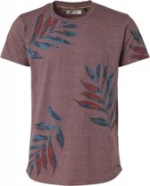 T-shirt Ronde Hals Print Cayenne Rood (95350307 - 162)