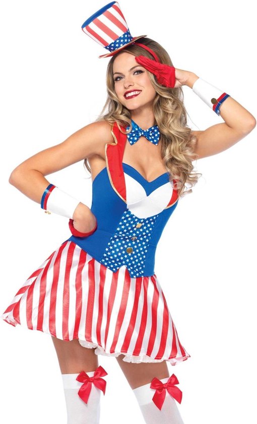 Sexy Amerikaans kostuum voor vrouwen - Verkleedkleding | bol.com