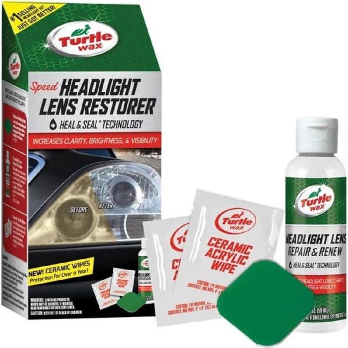 2x Turtle Wax Speed Headlight Kit
