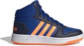 Adidas Hoops Mid 2.0 Sneakers Blauw/Oranje Kinderen - Back To School - Maat 38