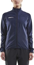 Craft Rush Wind Jacket Dames - sportjas - navy - maat XS