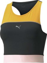 Puma Run Cooladapt Crop Hardloop Tanktop Groen Dames - Maat M
