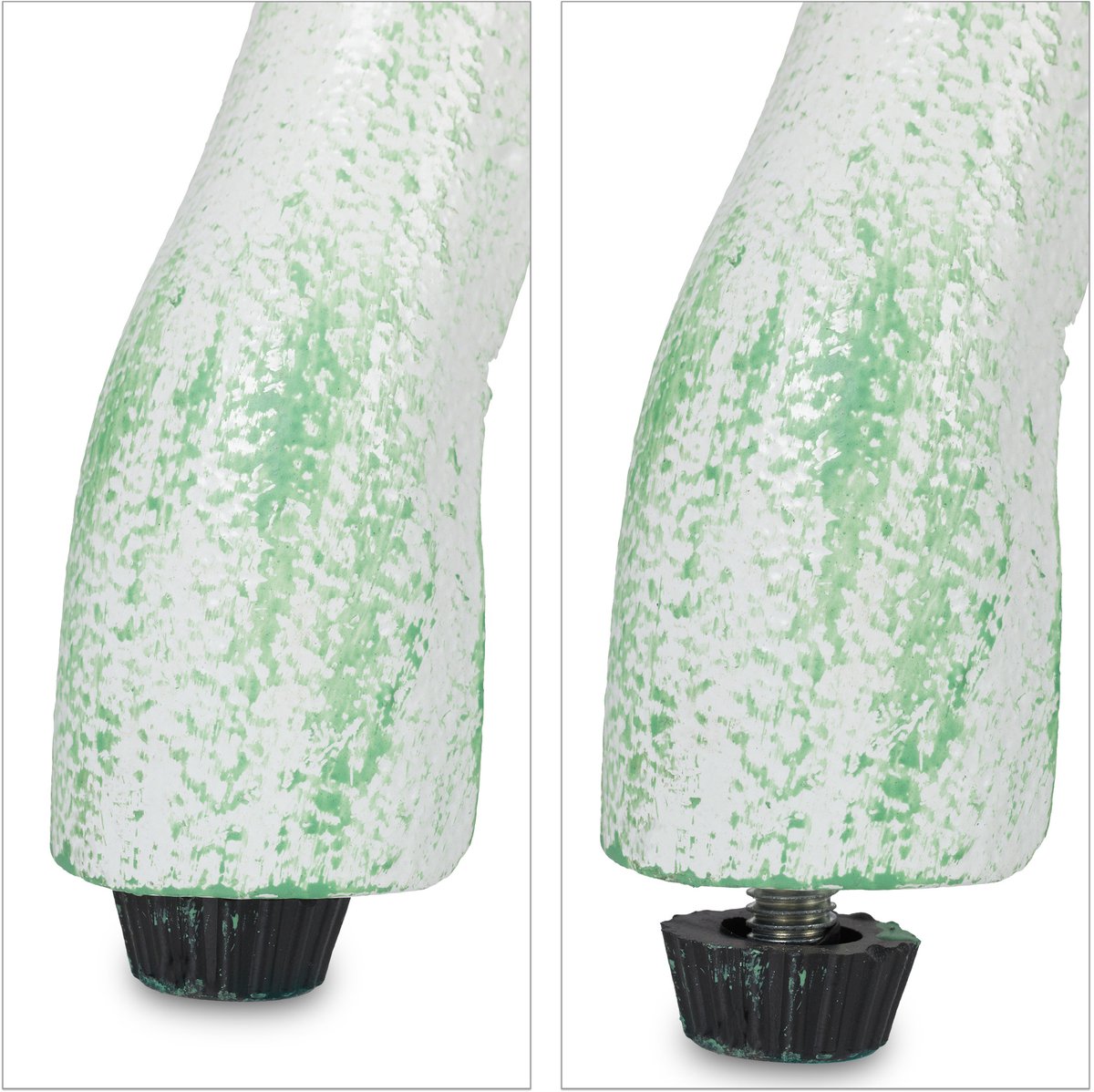 tuinbank - 2 personen - 98 cm breed - aluminium - gietijzer