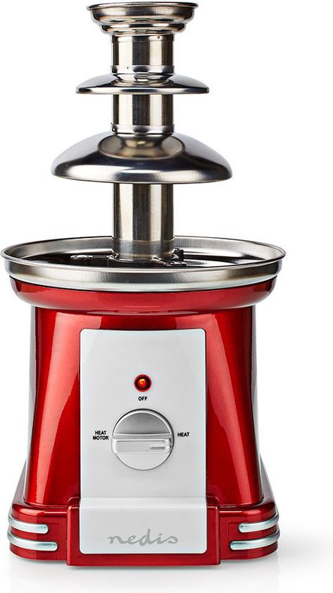 Chocolade Fountain - 90 W - Rood / Wit