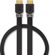 High Speed ​​HDMI™-Kabel met Ethernet | HDMI™ Connector | HDMI™ Connector | 4K@60Hz | 18 Gbps | 2.00 m | Plat | PVC | Antraciet | Window Box