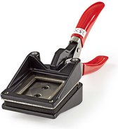Nedis Pasfotosnijder – 35 x 45 mm – Metaal – Rood/Zwart